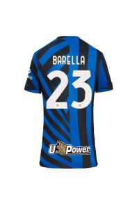 Fotbalové Dres Inter Milan Nicolo Barella #23 Dámské Domácí Oblečení 2024-25 Krátký Rukáv